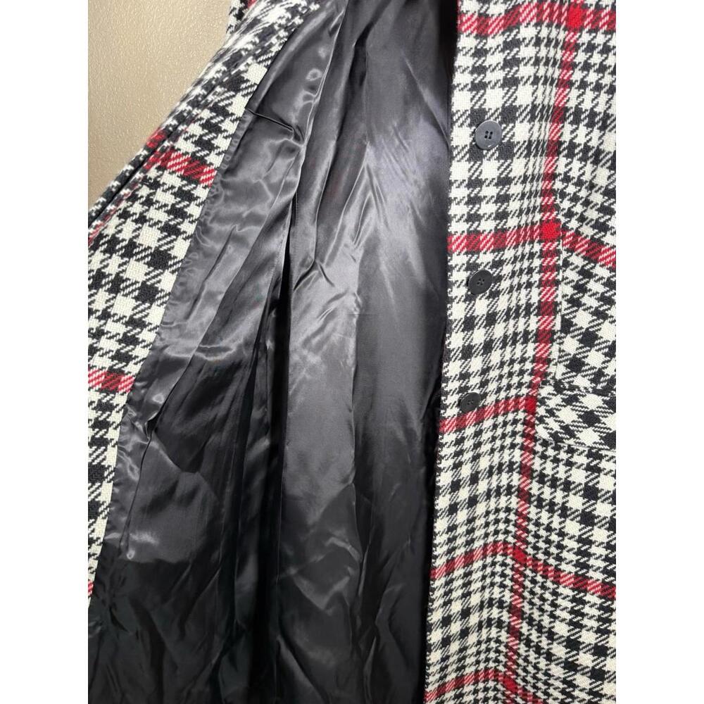 Talbots Women’s Plaid Wool Coat Sz 10 Classic Preppy Office Tweed - Picture 5 of 9